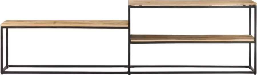 Maison Exclusive Tv-meubel 180x30x50 cm ruw mangohout