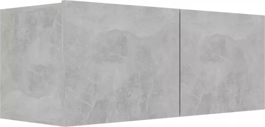 Maison Exclusive Tv-meubel 80x30x30 cm bewerkt hout betongrijs