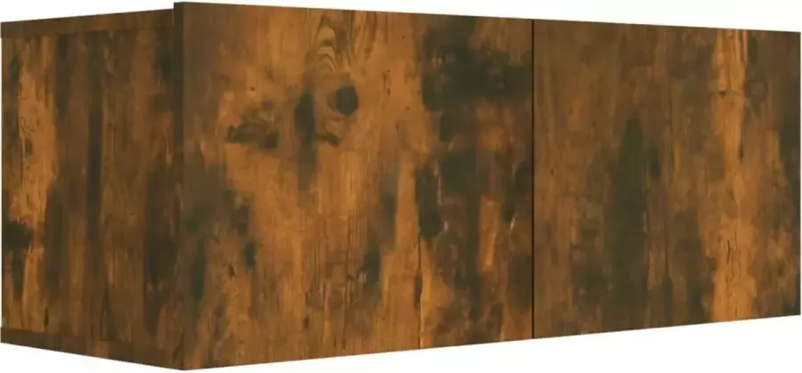 Maison Exclusive Tv-meubel 80x30x30 cm bewerkt hout gerookt eikenkleurig