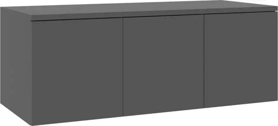 Maison Exclusive Tv-meubel 80x34x30 cm spaanplaat grijs