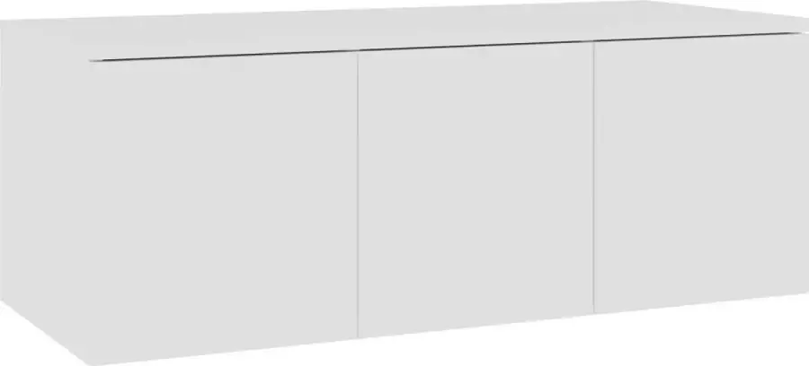 Maison Exclusive Tv-meubel 80x34x30 cm spaanplaat wit