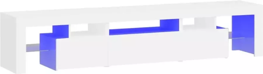 Maison Exclusive Tv-meubel met LED-verlichting 200x36 5x40 cm wit