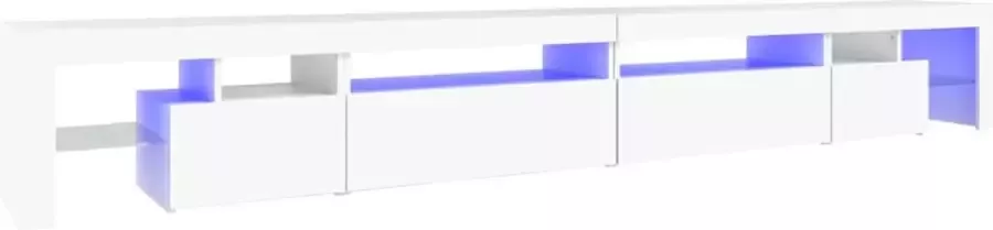 Maison Exclusive Tv-meubel met LED-verlichting 290x36 5x40 cm wit