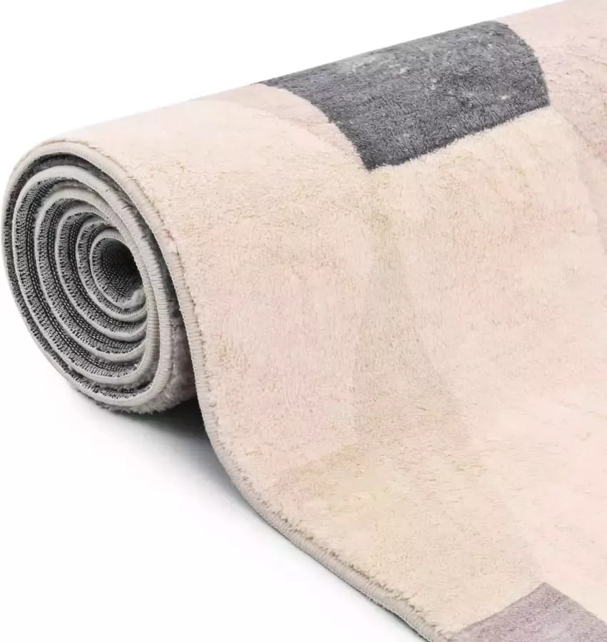 Maison Exclusive Vloerkleed met print 160x230 cm polyester meerkleurig