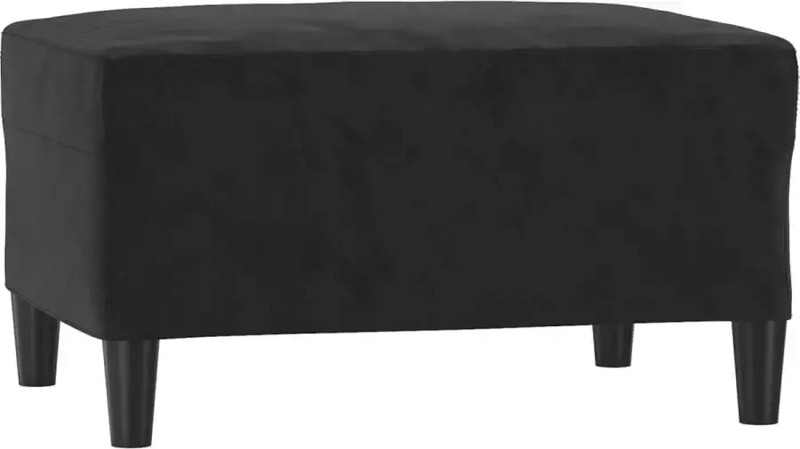 Maison Exclusive Voetenbank 70x55x41 cm fluweel zwart