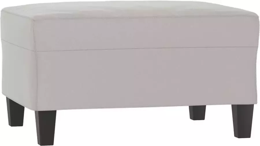 Maison Exclusive Voetenbank 70x55x41 cm microvezelstof lichtgrijs