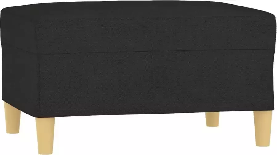 Maison Exclusive Voetenbank 70x55x41 cm stof zwart