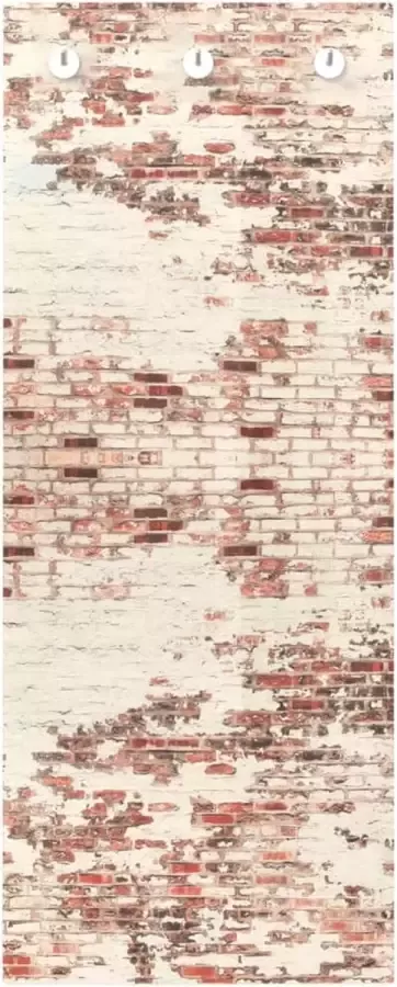 Maison Exclusive Wandkapstok stenen muur 125x50 cm gehard glas - Foto 2