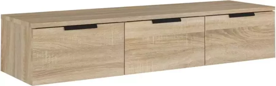 Maison Exclusive Wandkast 102x30x20 cm bewerkt hout sonoma eikenkleurig