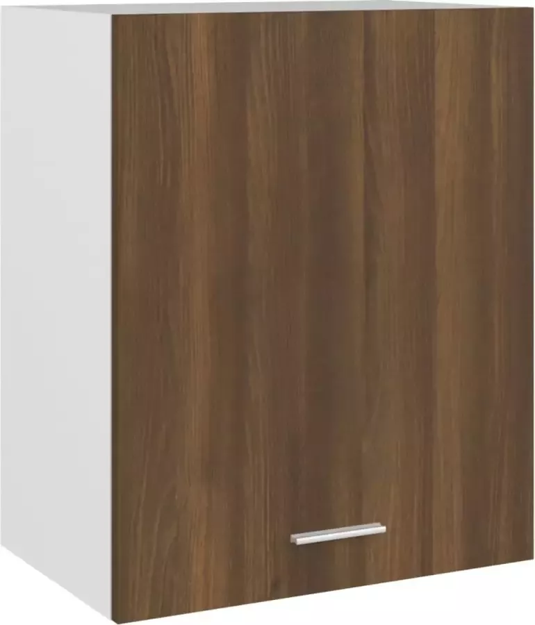 Maison Exclusive Wandkast hangend 50x31x60 cm bewerkt hout bruineikenkleurig