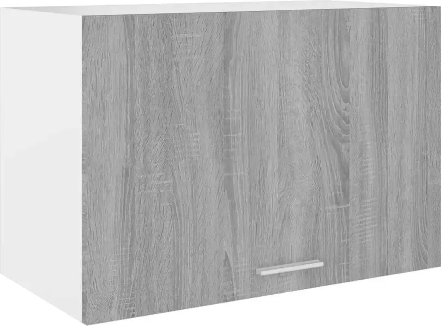 Maison Exclusive Wandkast hangend 60x31x40 cm bewerkt hout grijs sonoma eiken