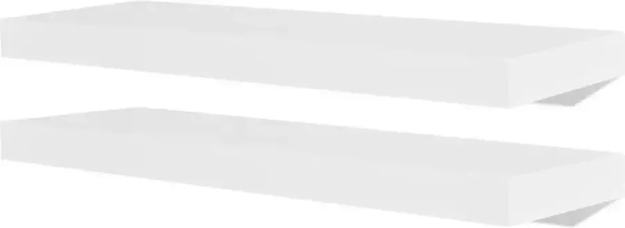 Maison Exclusive Wandplanken 4 st 60 cm wit