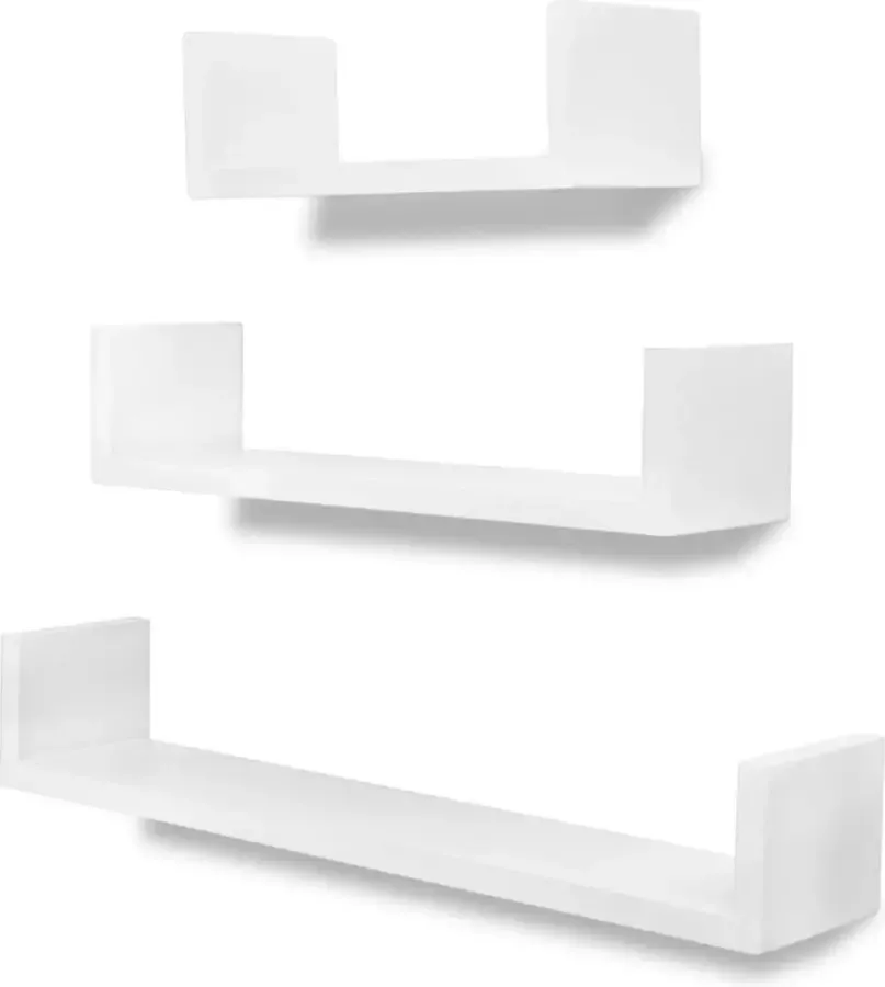 Maison Exclusive Wandplanken 6 st wit