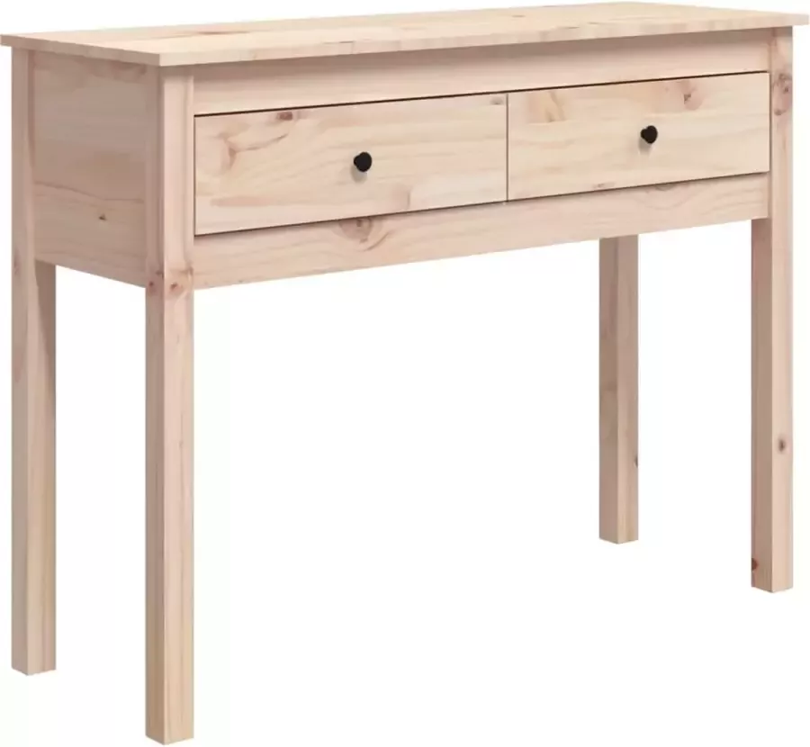 Maison Exclusive Wandtafel 100x35x75 cm massief grenenhout