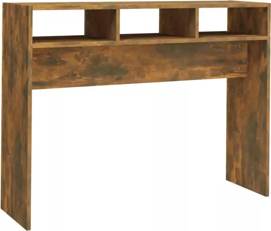 Maison Exclusive Wandtafel 105x30x80 cm bewerkt hout gerookt eikenkleurig