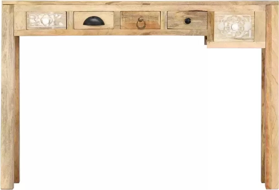 Maison Exclusive Wandtafel 110x30x75 cm massief mangohout