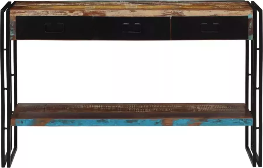 Maison Exclusive Wandtafel 120x30x76 cm massief gerecycled hout