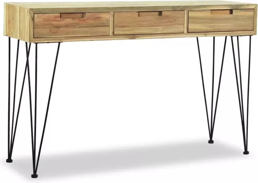 Maison Exclusive Wandtafel 120x35x76 cm massief teakhout