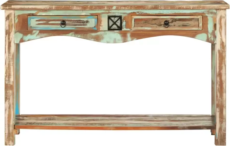 Maison Exclusive Wandtafel 120x40x75 cm massief gerecycled hout