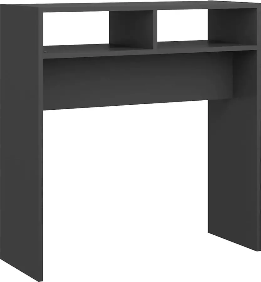 Maison Exclusive Wandtafel 78x30x80 cm spaanplaat grijs