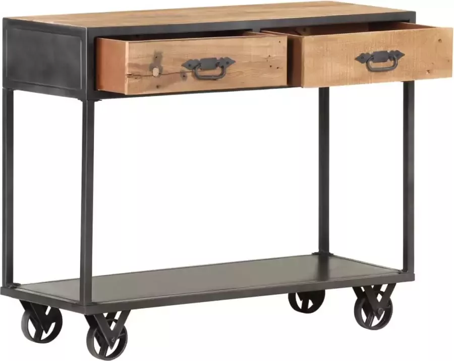 Maison Exclusive Wandtafel 90x35x74 cm massief gerecycled hout