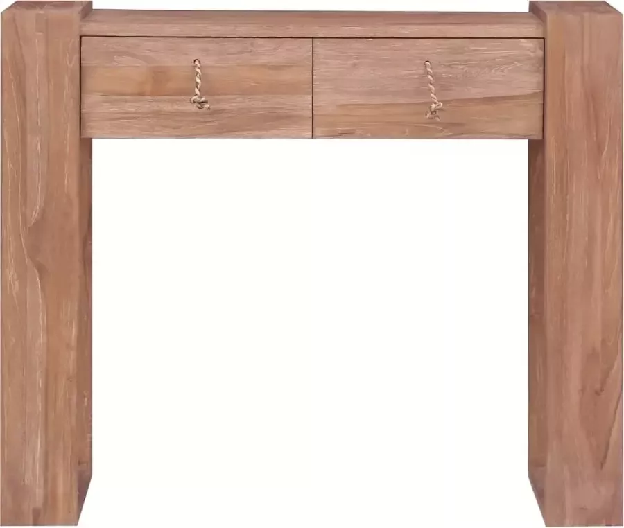 Maison Exclusive Wandtafel 90x35x75 cm massief teakhout