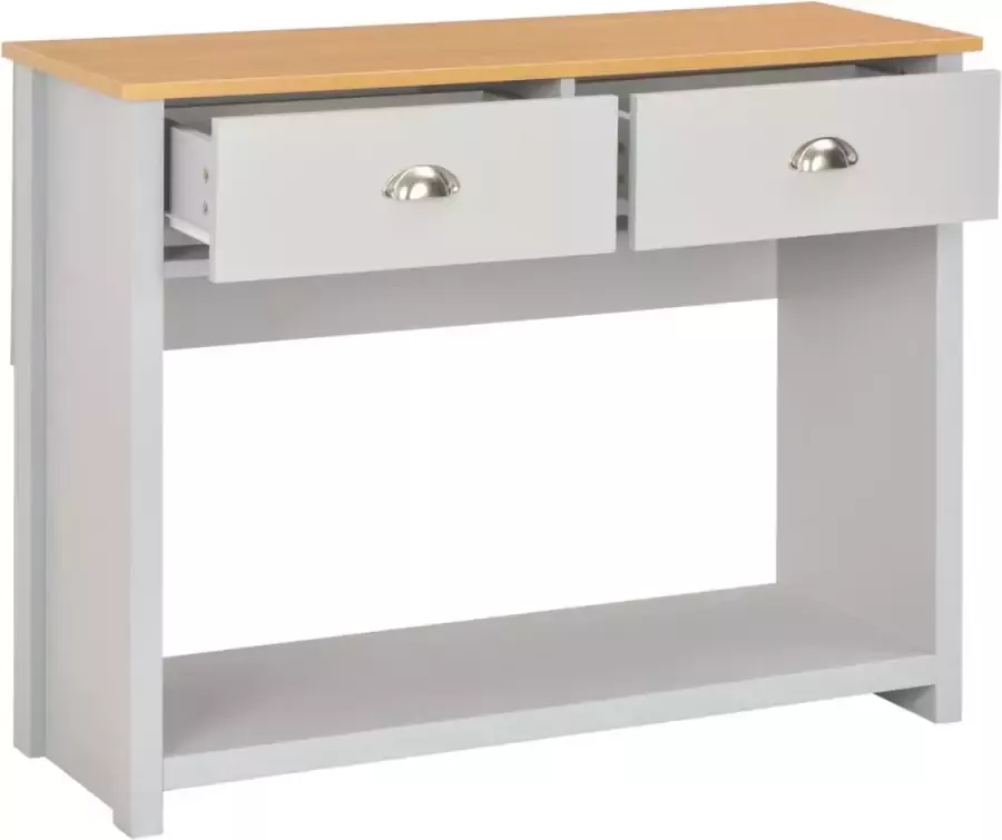 Maison Exclusive Wandtafel 97x35x76 cm grijs