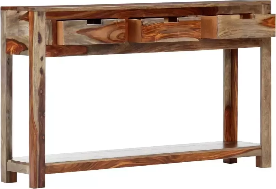 Maison Exclusive Wandtafel met 3 lades 120x30x75 cm massief sheeshamhout