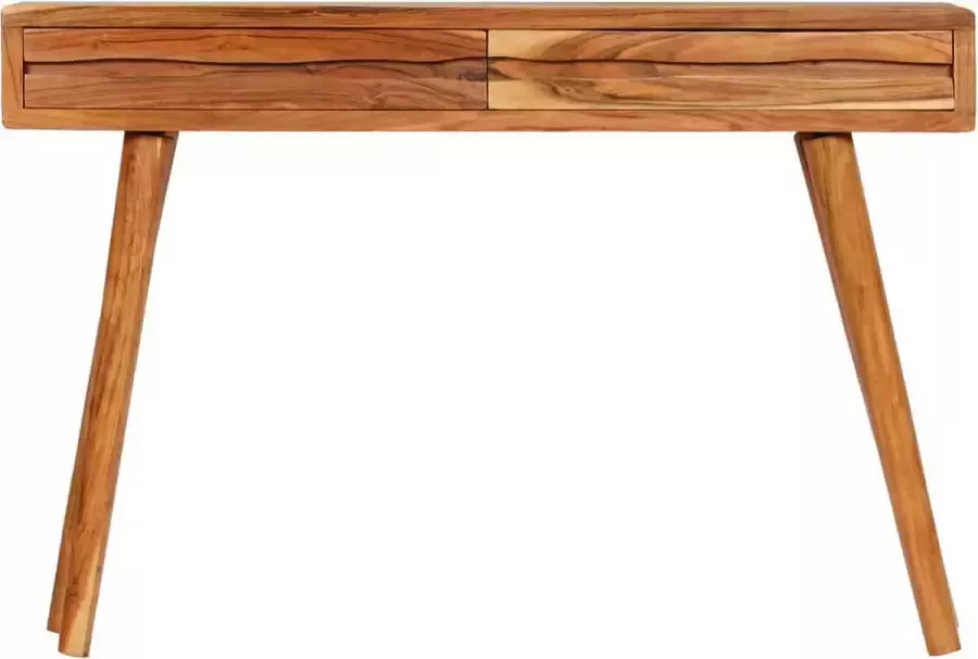 Maison Exclusive Wandtafel met bewerkte lades 118x30x80 cm massief acaciahout