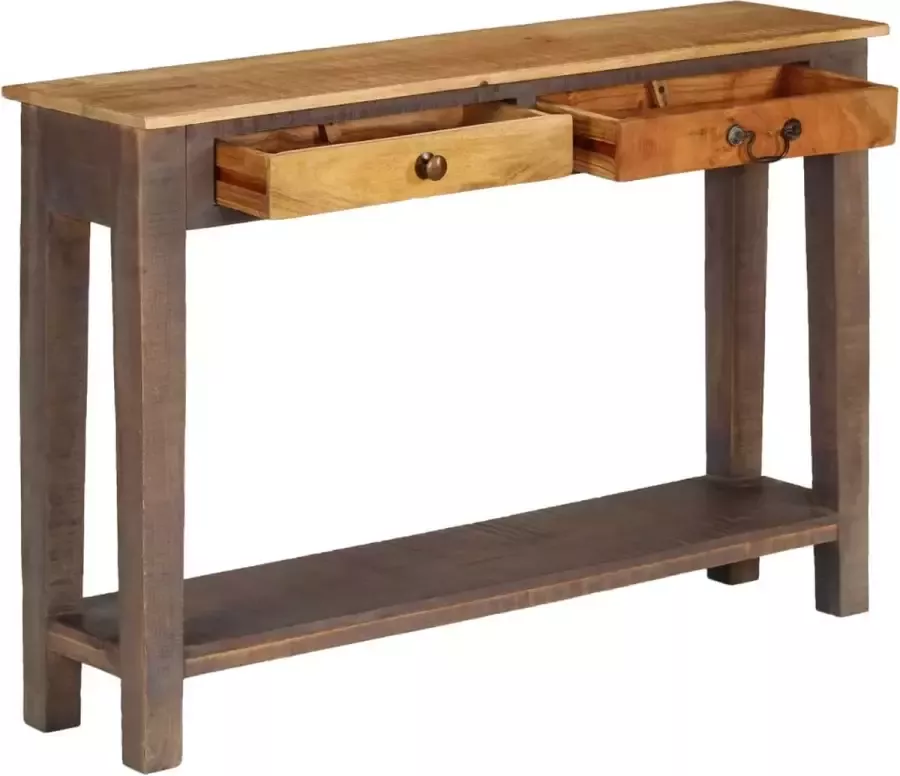 Maison Exclusive Wandtafel vintage stijl 118x30x80 cm massief hout