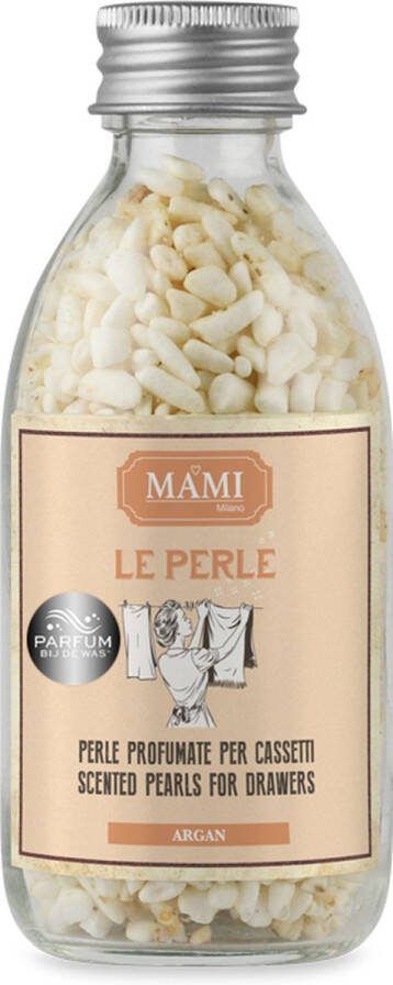 Mami Milano Geurkorrels Argan 35gram verfris de stofzuiger in de kast vul bijpassend pochette