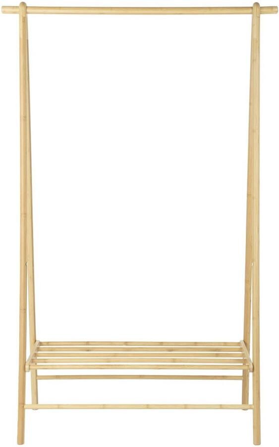 Manaus kledingrek kledingorganisator Bambooplank Space -reddend ontwerp 104cm x 46 cm x 164 cm