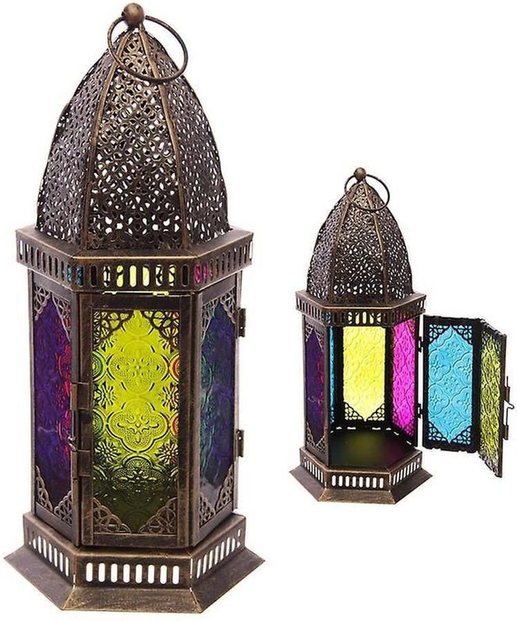 Marokkaanse Lamp Kaars Kandelaar 1001 Nachten Sfeerlamp