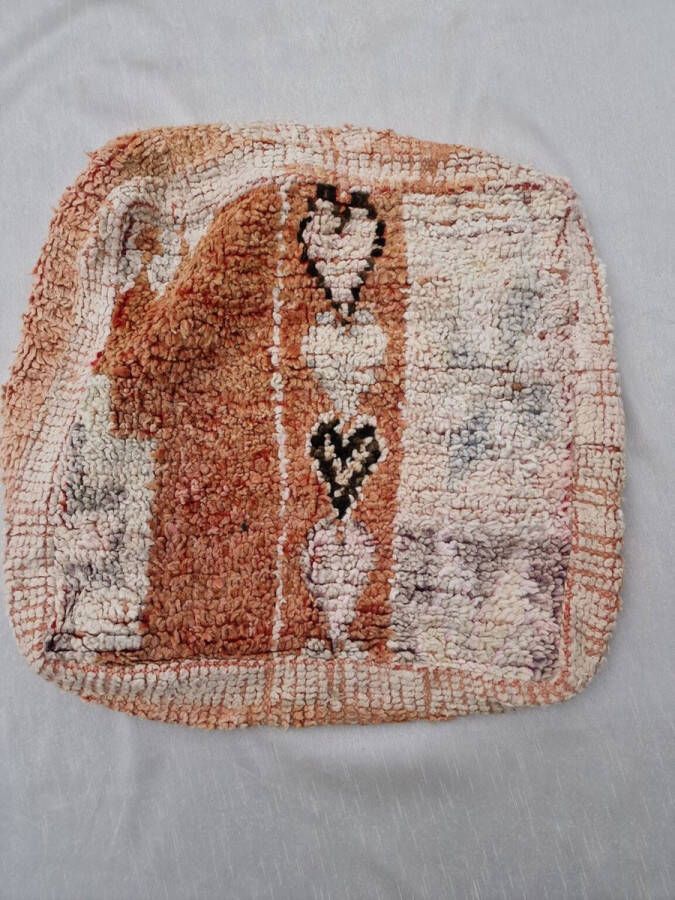 Marokkaanse poef vierkante ongevulde poef 60 x 60 cm