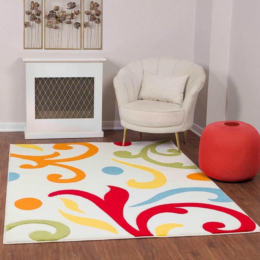 Marseille Abstract tapijt modern marmeren tapijt voor woonkamer 120 x 170 cm vloerkleed