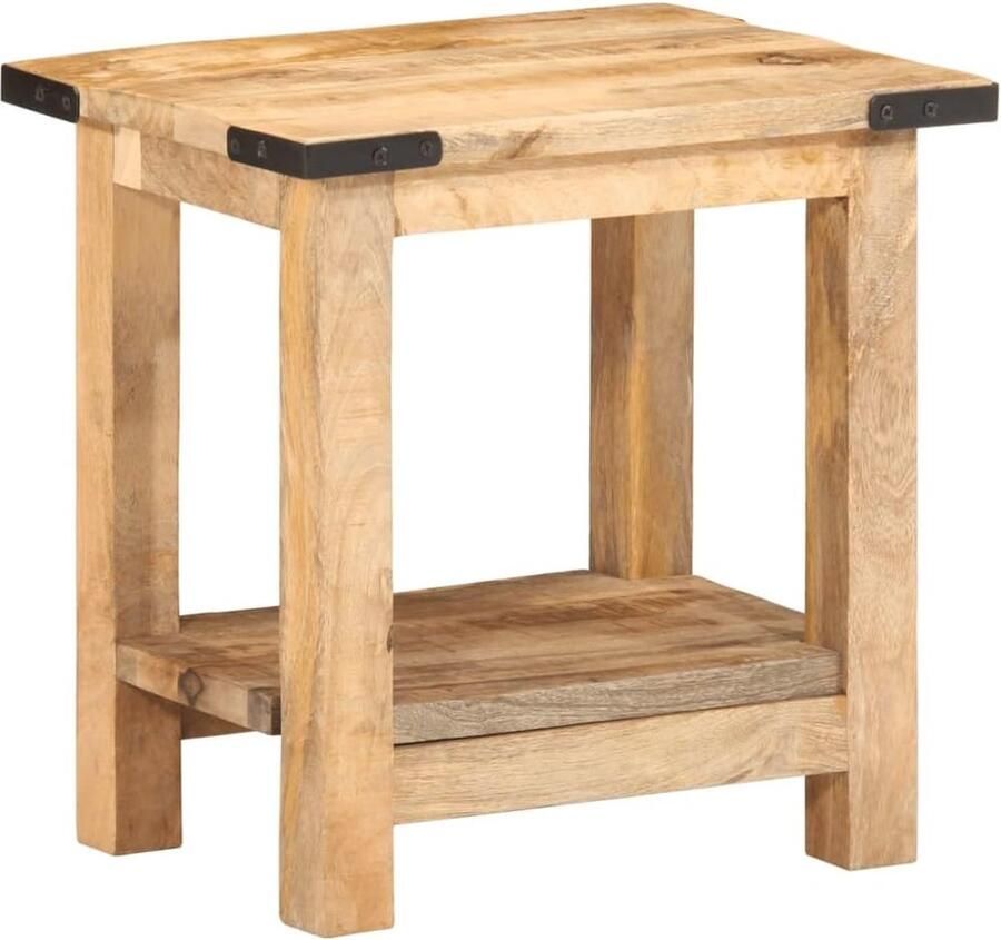 Massief Houten Bijzettafel 40x30x40 cm Multifunctionele Salontafel en Wandtafel