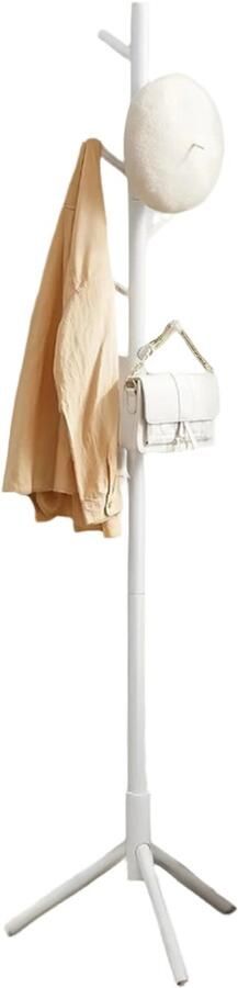 Massieve houten garderobe stand kledingrek boomvorm garderobe stabiel en duurzaam 47 cm x 47 cm x 175 cm