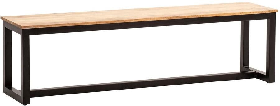 Massive Dining Bench Loft Style Seating Handgemaakte houten oever Natuurlijk houtkorrel 120 cm x 40 cm x 45 cm