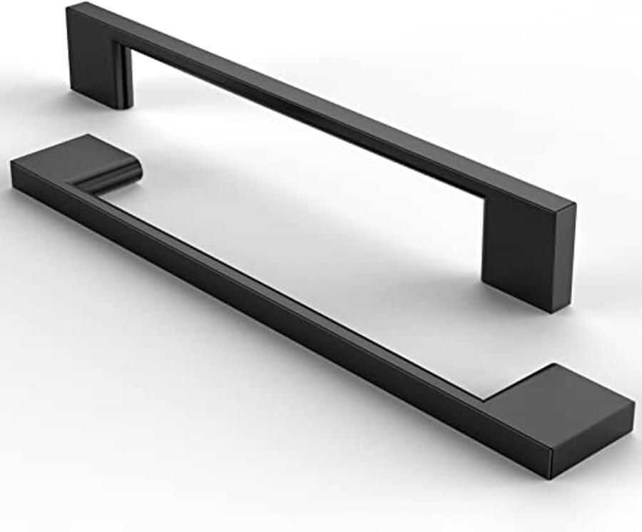 Mat Zwarte Meubelgrepen 5 Stuks Met 160 mm Gatafstand