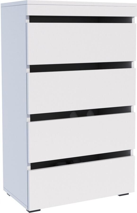 Matkam Schoenenkast FIGARO wit 60cm grote garderobe hal