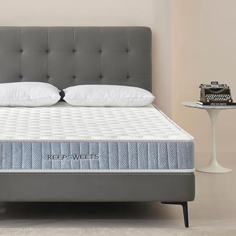 Matras 160 x 200 cm met 7-Zone Hardheid H3 Hoge Kwaliteit Memory Foam en Pocketveren