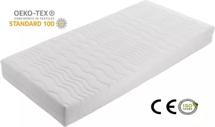 Matras 80x200 koudschuim premium plus tijk 14 cm hoog Gemiddeld