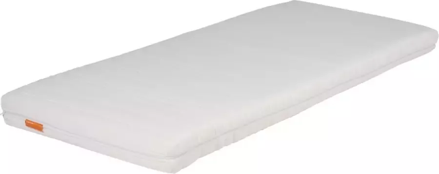 Woonexpress Matras Mathieu Soft comfort schuim SG28 Afritsbare Tijk Wit 90 x 200 cm (BxD)