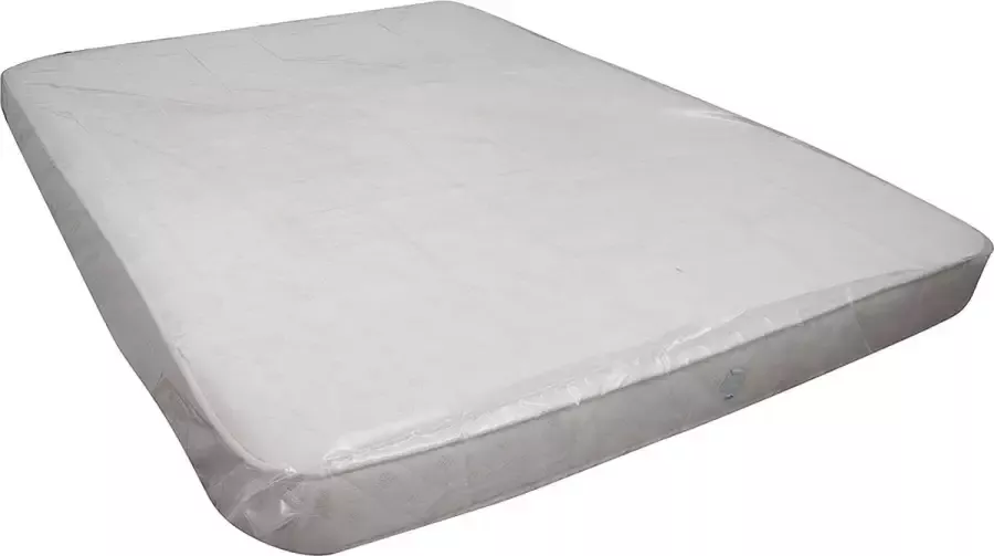 Matras-beschermhoes opberghoes voor matrassen extra sterk met kleefsluiting King Size 254 x 198 x 37 cm matrasfolie voor verhuizing opslag matrasverpakking