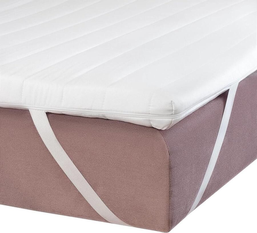 Matras-topper 140x200cm Verbindt matrassen Wasbaar tot 60 °C Boxspringbed Eenpersoonsbed Made in Germany matrasbeschermer 140x200
