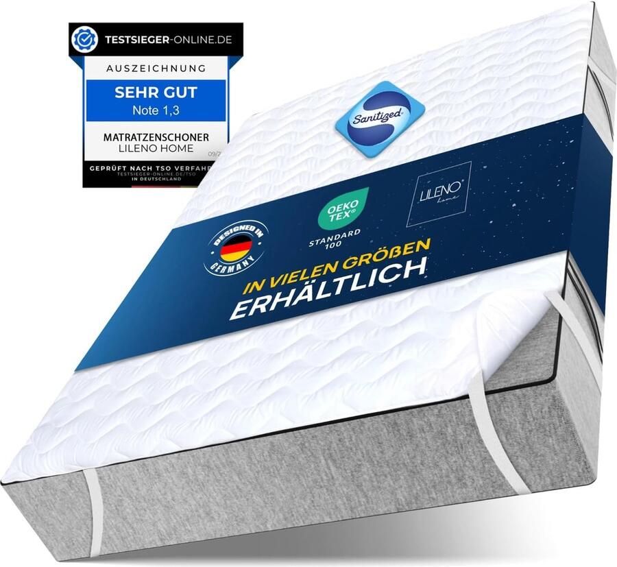 Matrasbeschermer 160x200 cm Matras 160x200 Ademend en wasbaar