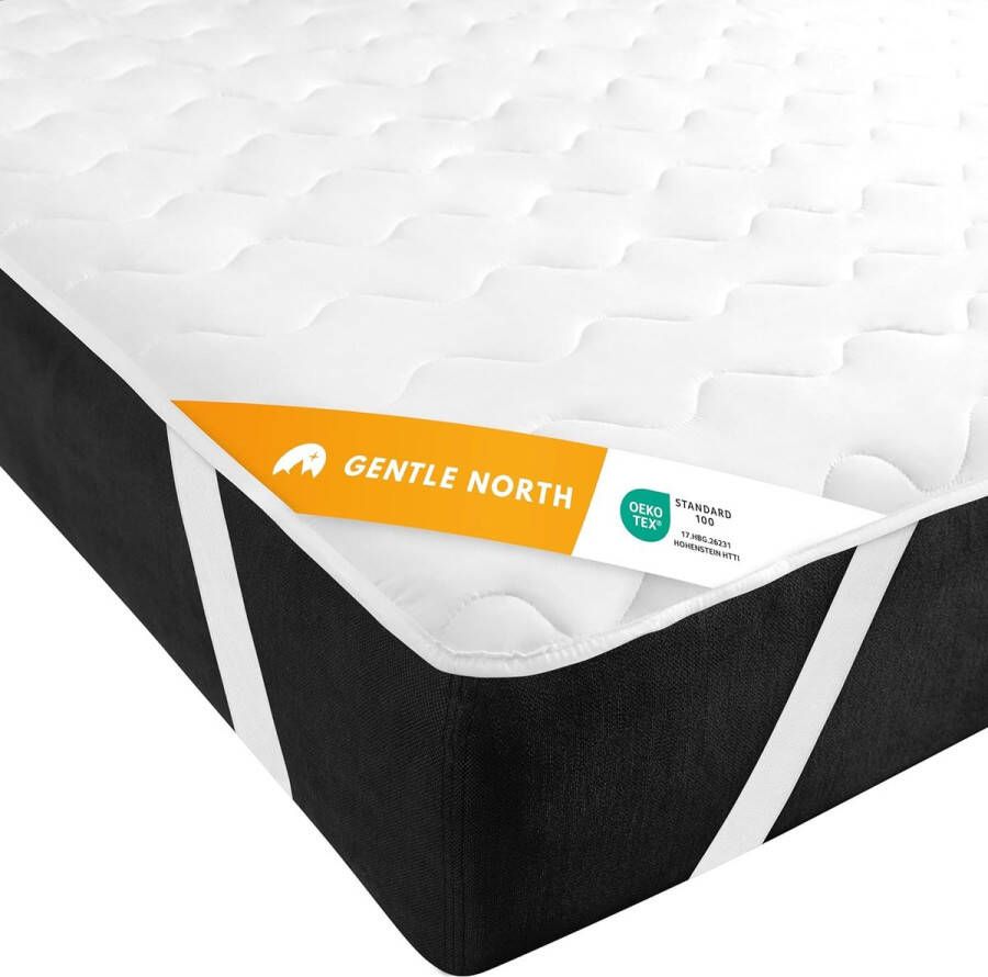 Matrasbeschermer 180 x 200 cm Matrastopper voor matrassen tot 30 cm Wasbaar op 60 °C & Oeko-Tex gecertificeerd voor meer hygiëne in bed Onderbed als bescherming voor boxspringbed en topper