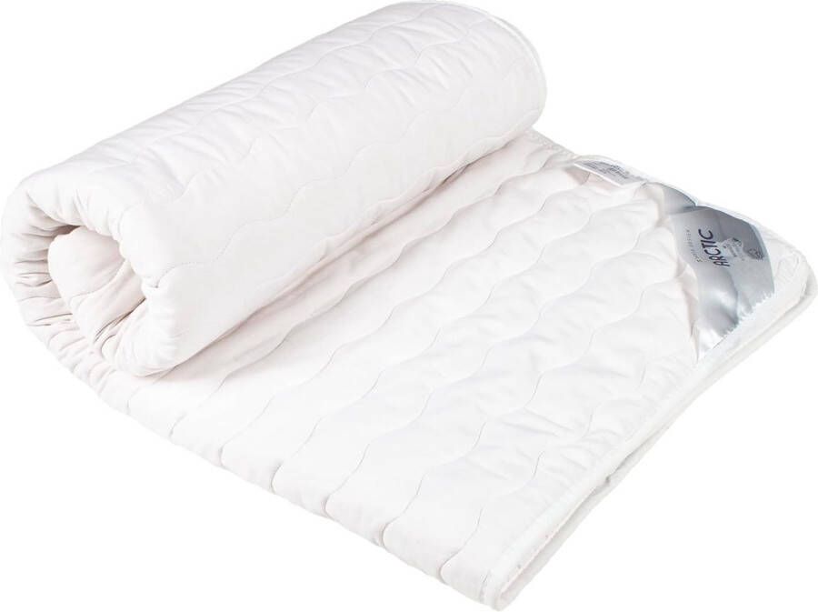 Matrasbeschermer 60 x 120 cm – hoogwaardig gewatteerd onderbed ter bescherming van de matras – gemaakt van puur katoen Oeko-Tex Standard 100 wit