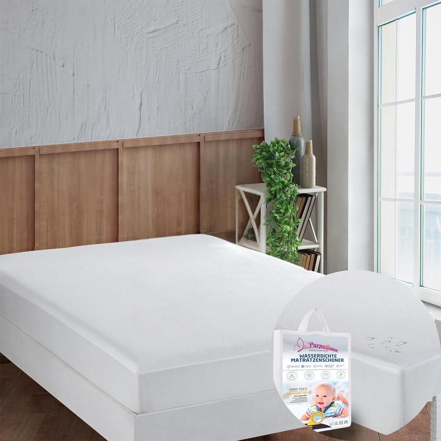 Matrasbeschermer 90 x 200 Waterdicht 100% katoen vochtbescherming matrasbeschermer waterdichte incontinentie oplegger Matras Protector incontinentie waterdichte matras Fitted