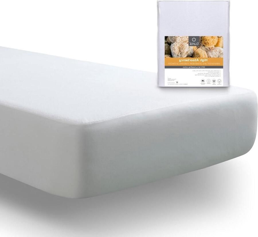 Matrasbeschermer Kinderbed 70x140 cm Waterdicht en Ademend Ultra-absorberend| Gecertificeerd Oeko-Tex Badstof